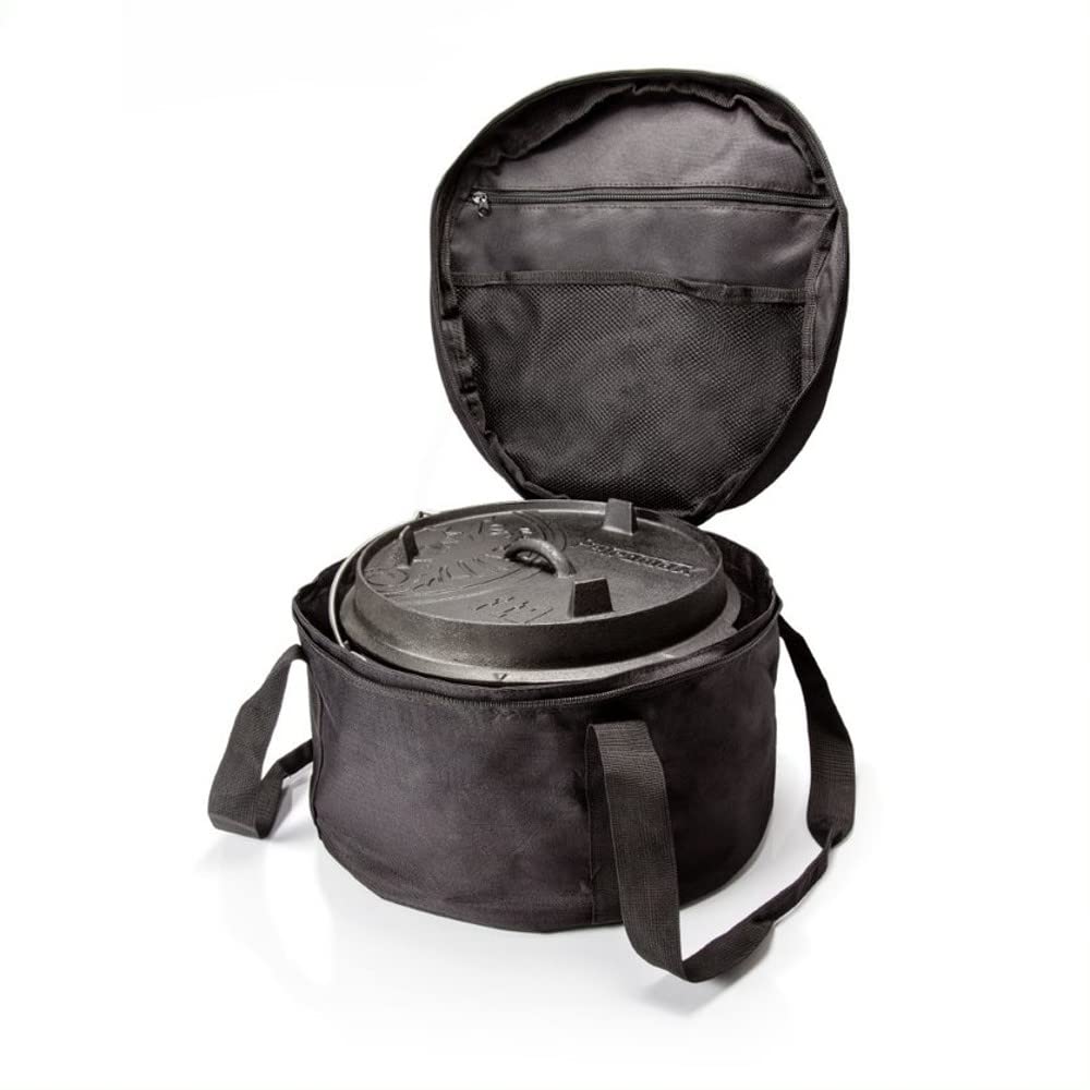 Petromax transport case FT12 shows Petromax dragon logo embroidery.