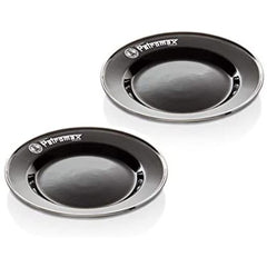 Petromax enamelware plate close-up showing a durable enamel finish for outdoor use