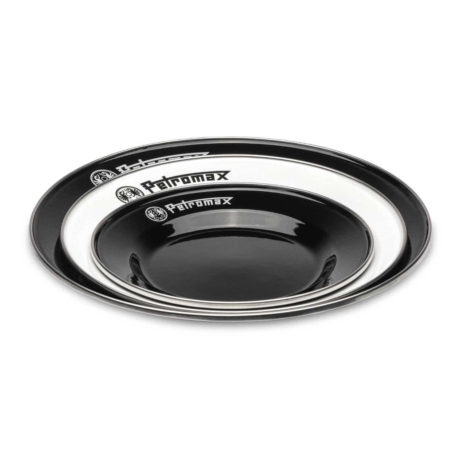 Petromax large 10.2-inch plate supports generous servings outdoors