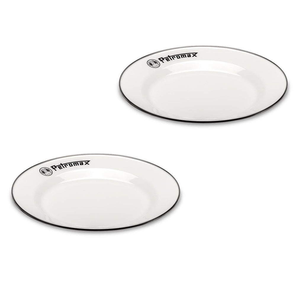 Petromax enamelware plate with smooth enamel surface for easy cleaning