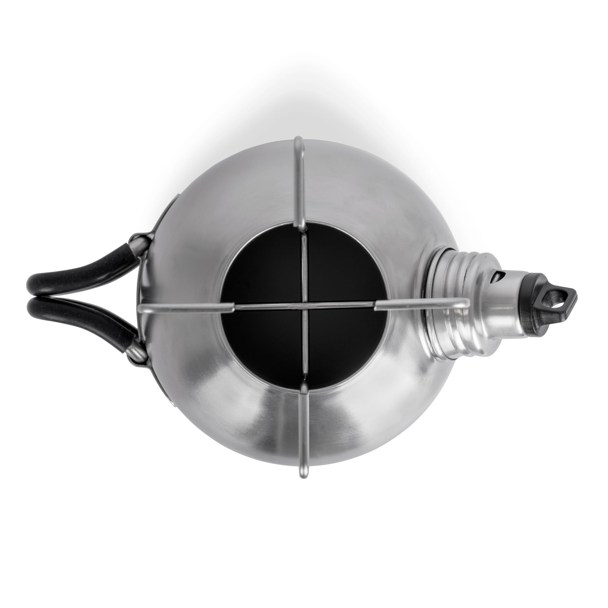 Petromax Fire Kettle double-wall design supports rapid water boiling