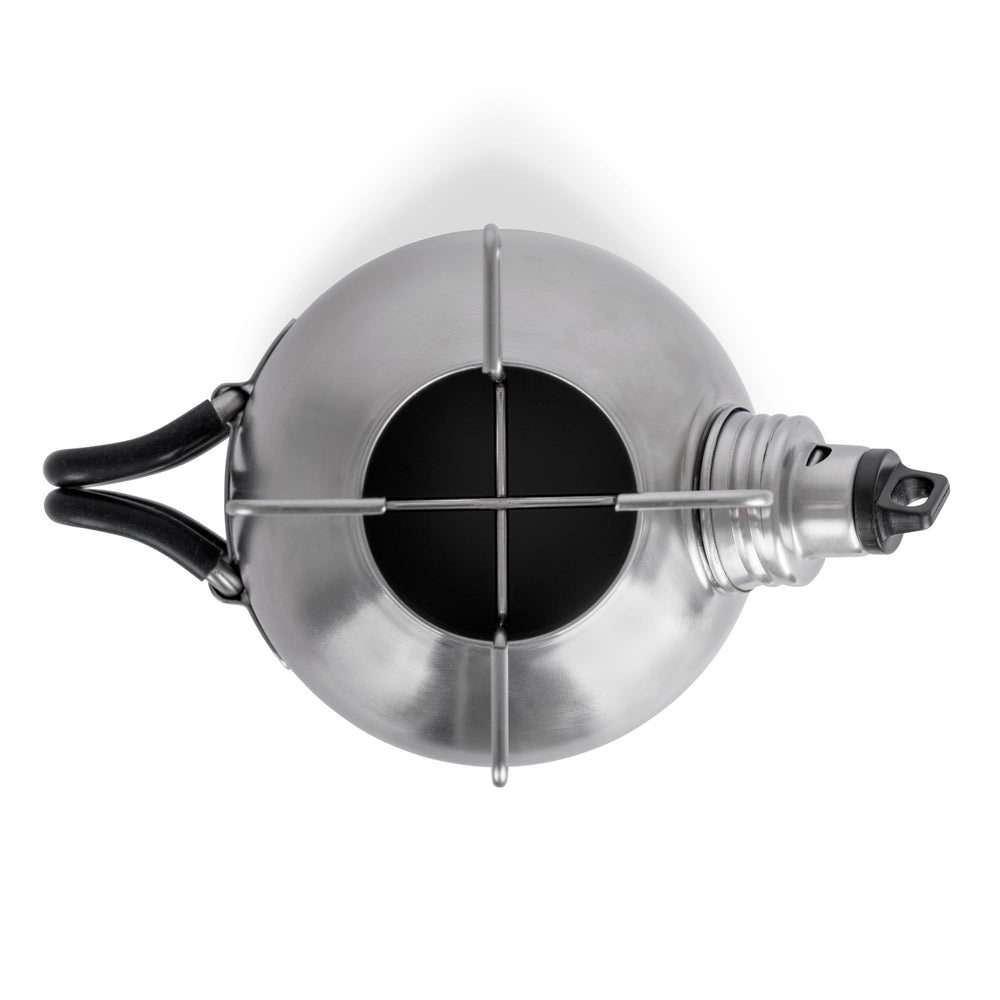 Petromax Fire Kettle double-wall design supports rapid water boiling