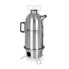 Petromax Fire Kettle on a campfire, ready for a quick boil.