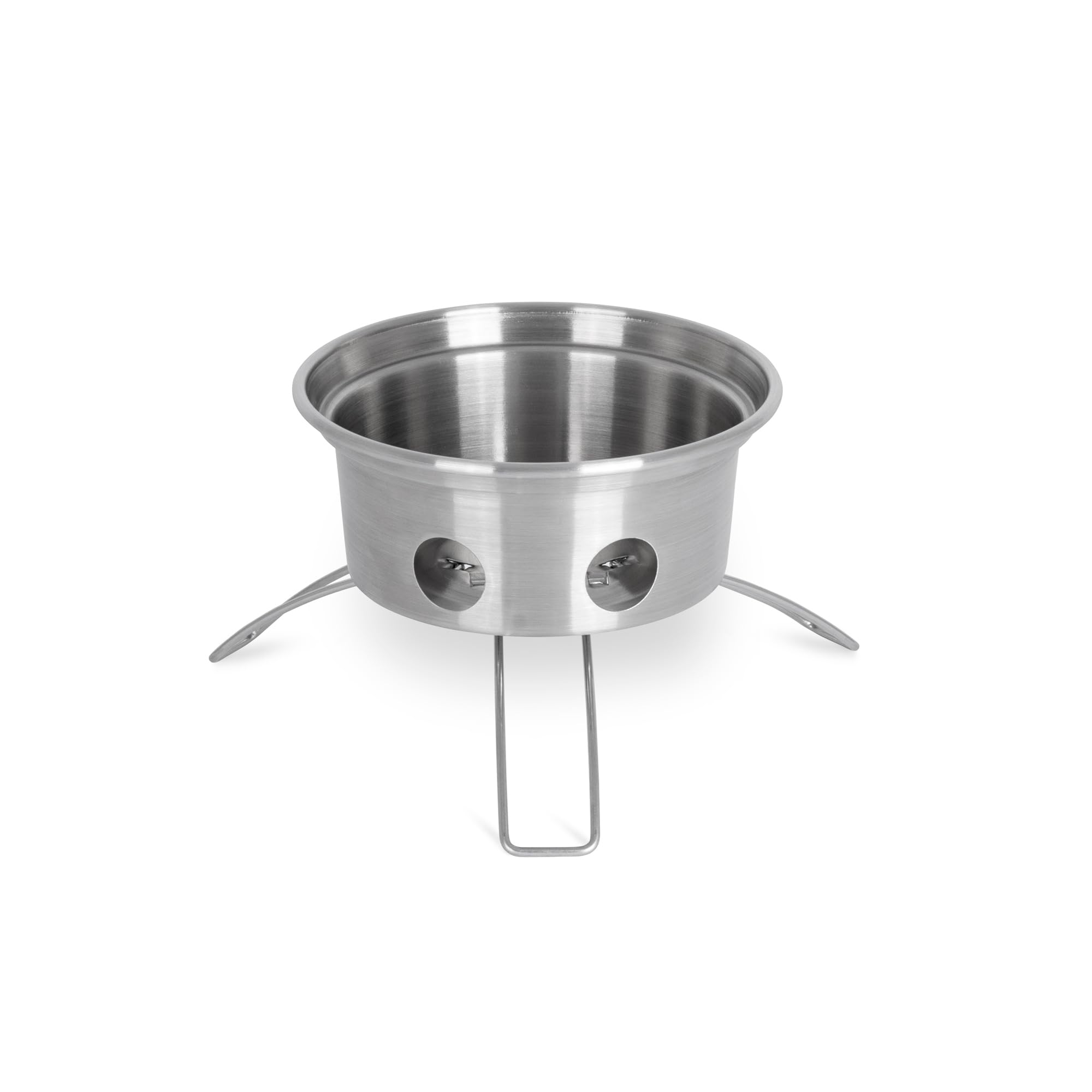 Petromax Fire Kettle silicone handles protecting hands during pouring