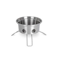 Petromax Fire Kettle silicone handles protecting hands during pouring