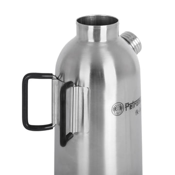 Petromax Fire Kettle with tilt-proof stand on uneven ground