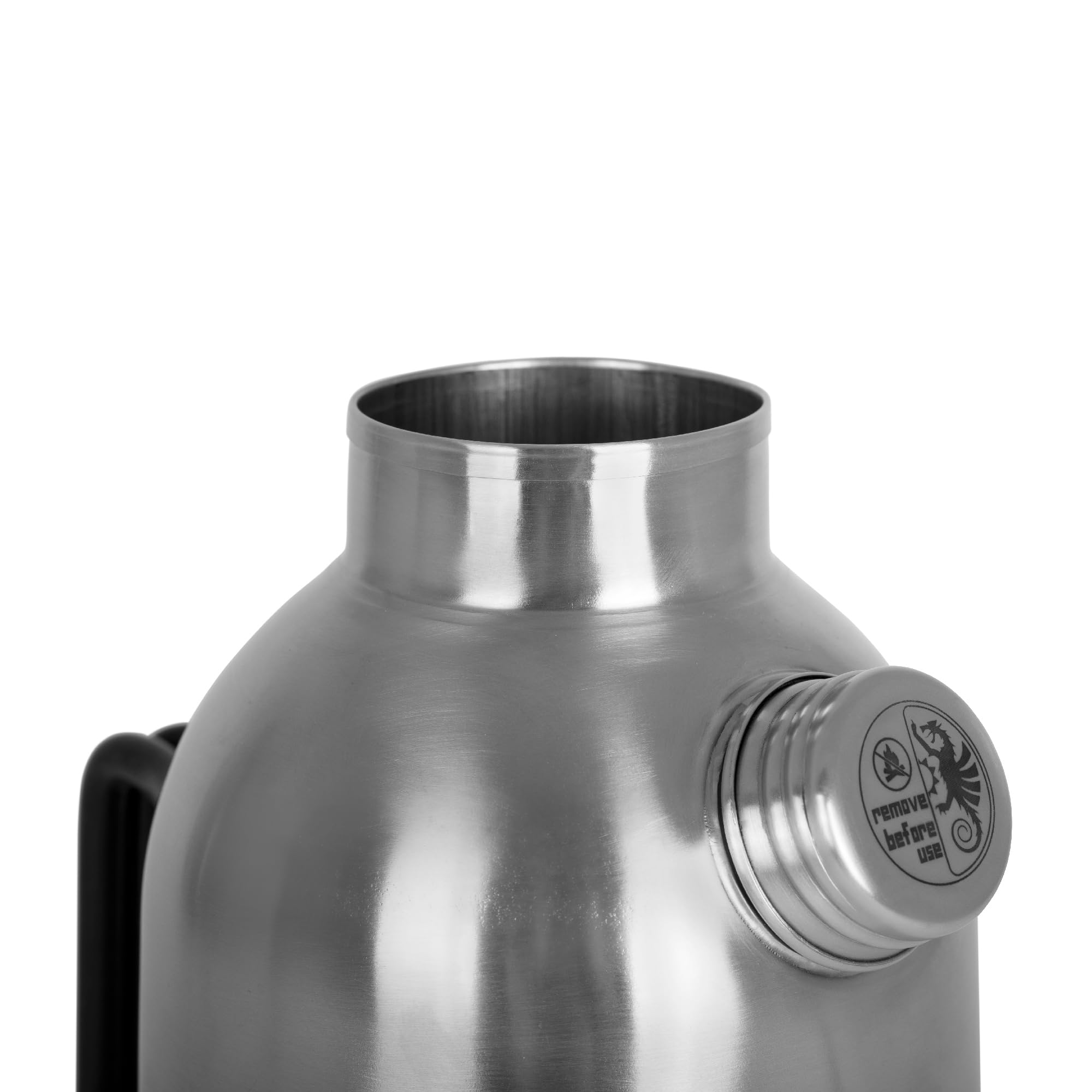 Petromax Fire Kettle used with small pots for versatile meals outdoors.
