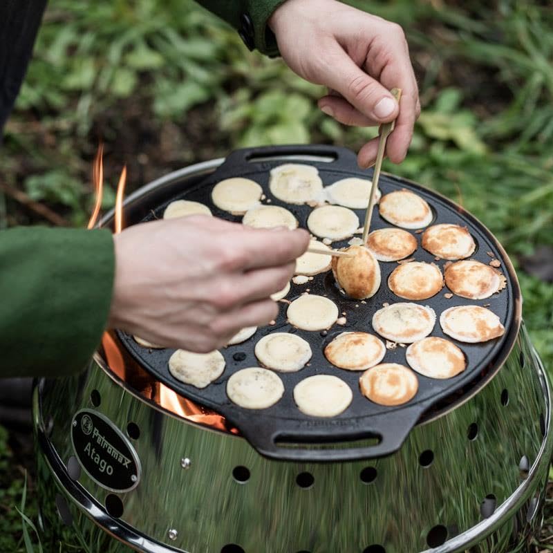Petromax Poffertjes Pan yields 30 portions ideal for sharing at gatherings
