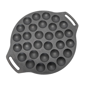 Petromax Poffertjes Pan over open fire delivers even browning of mini pancakes