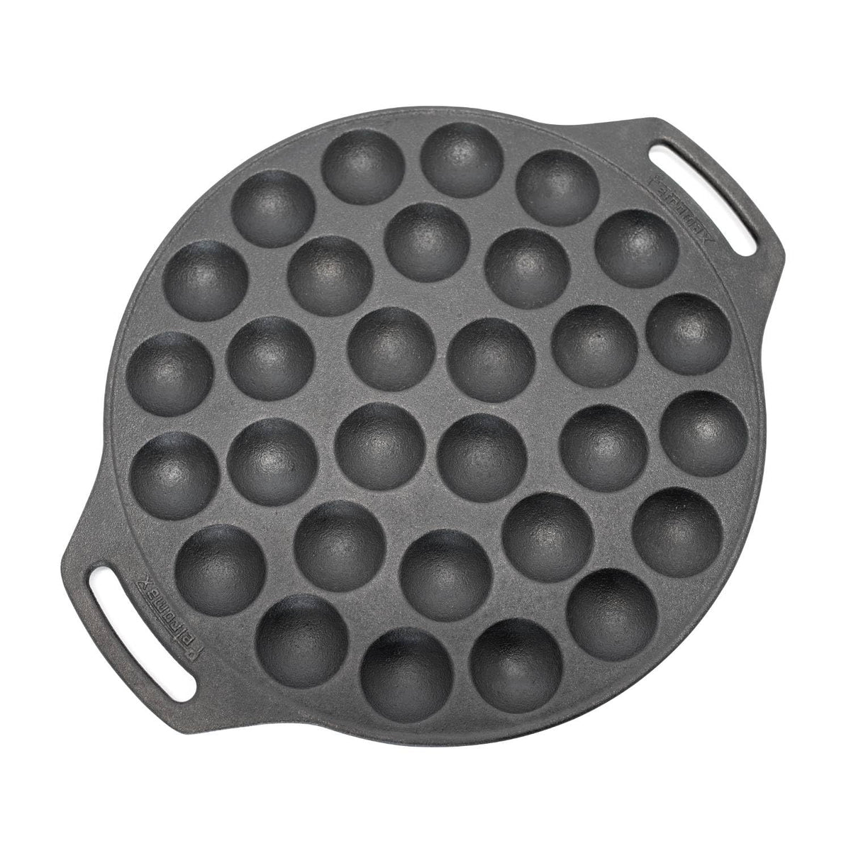 Petromax Poffertjes Pan over open fire delivers even browning of mini pancakes