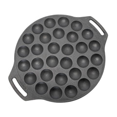 Petromax Poffertjes Pan over open fire delivers even browning of mini pancakes