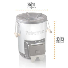 Petromax Rocket Compact Stove compact design fits small spaces