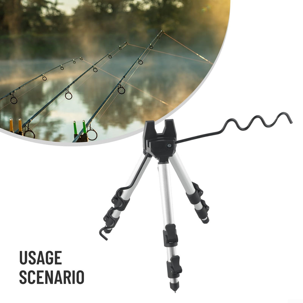 PETSTIBLE Adjustable Leg Tripod provides customizable height on uneven ground.