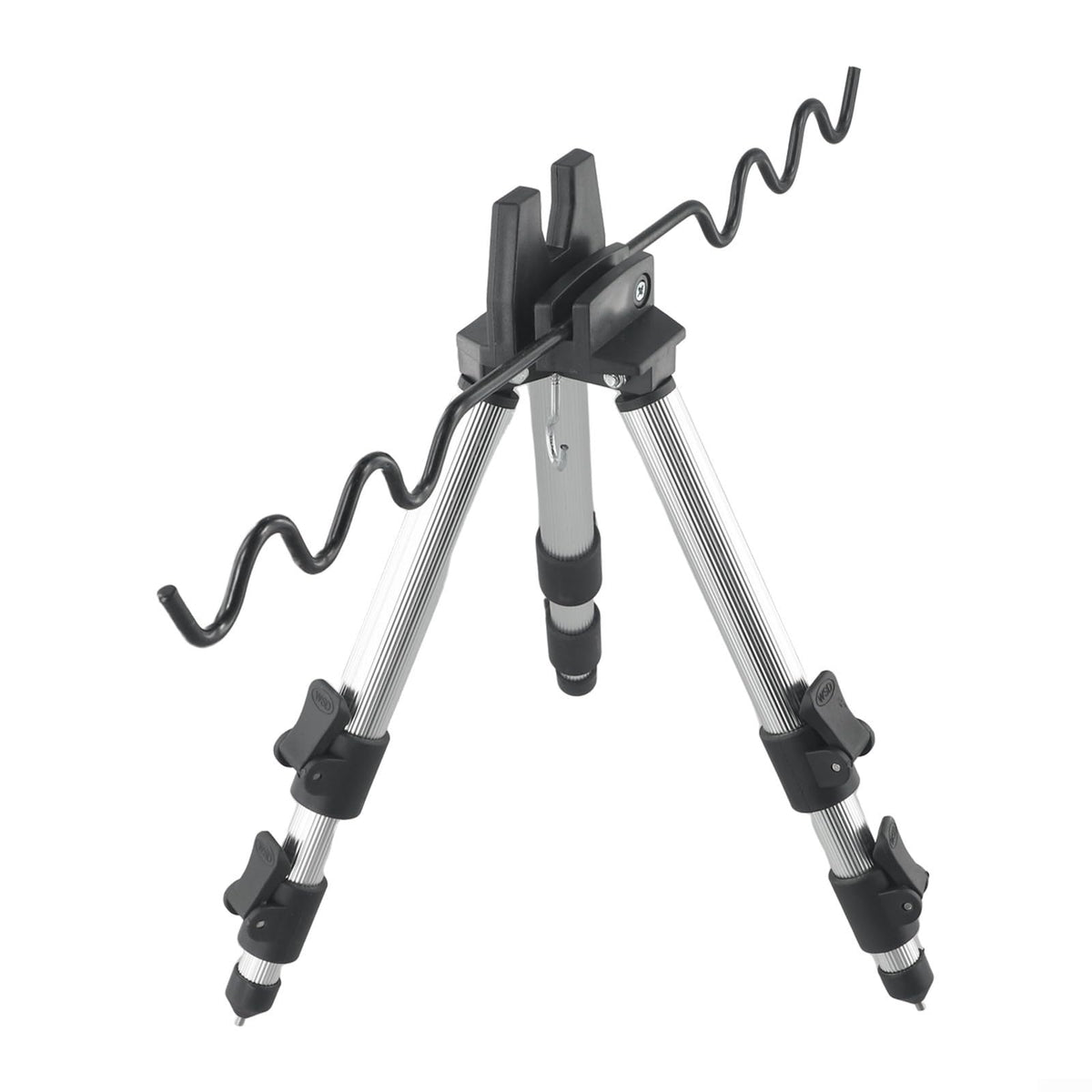 PETSTIBLE Fishing Pole Tripod Bracket Stand keeps rods organized and ready.