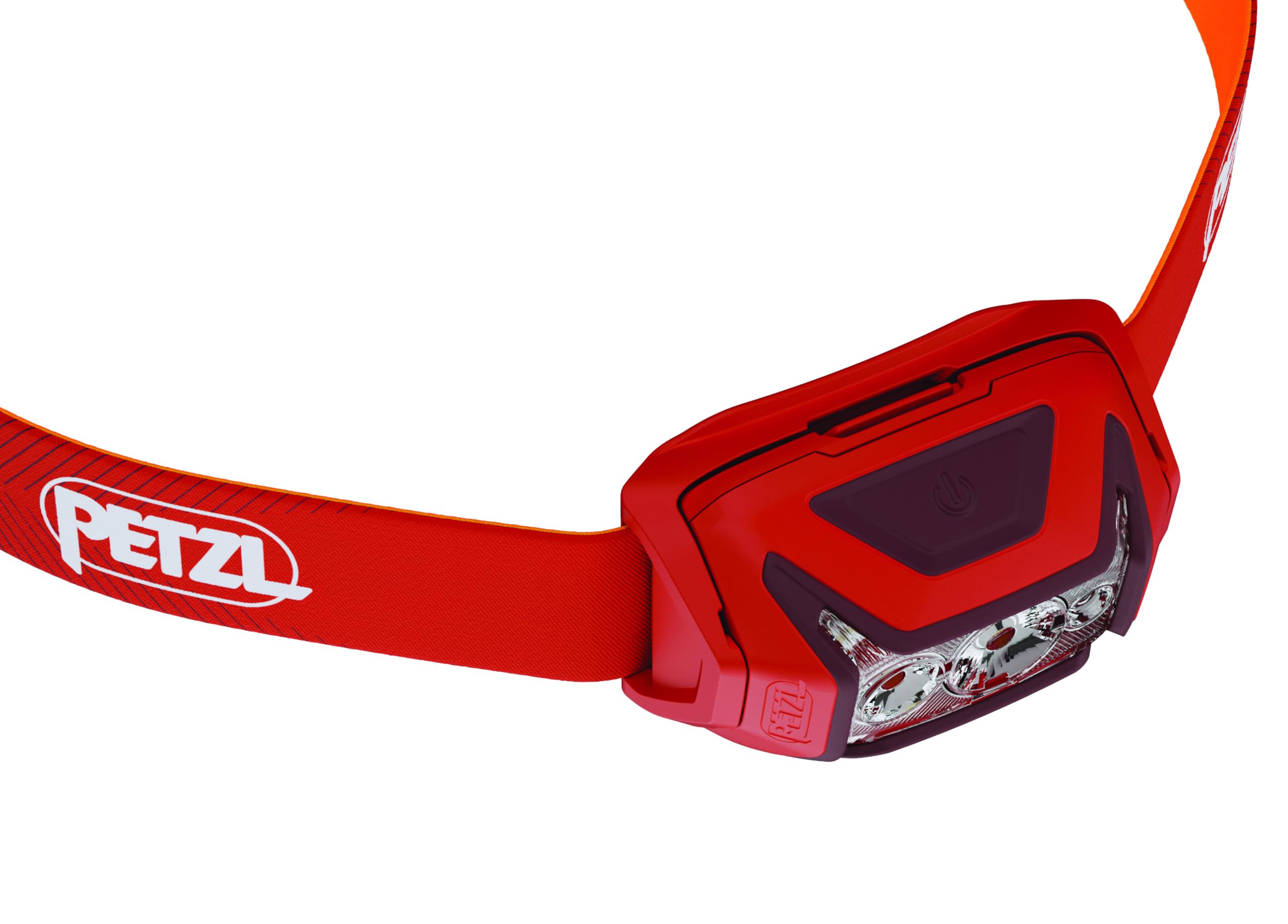 PETZL ACTIK headlamp battery indicator helps monitor power on the go