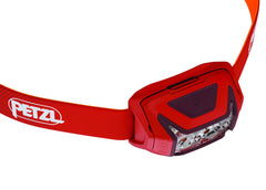 PETZL ACTIK headlamp battery indicator helps monitor power on the go