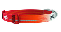 Petzl ACTIK CORE phosphorescent reflector and reflective headband aid locating in darkness