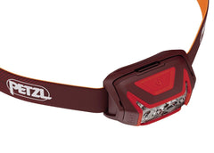 Petzl ACTIK CORE beam options show wide and focused for both proximity and distance visibility.