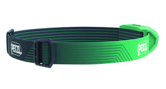 Petzl Actik headlamp red light beam for night vision and signaling.