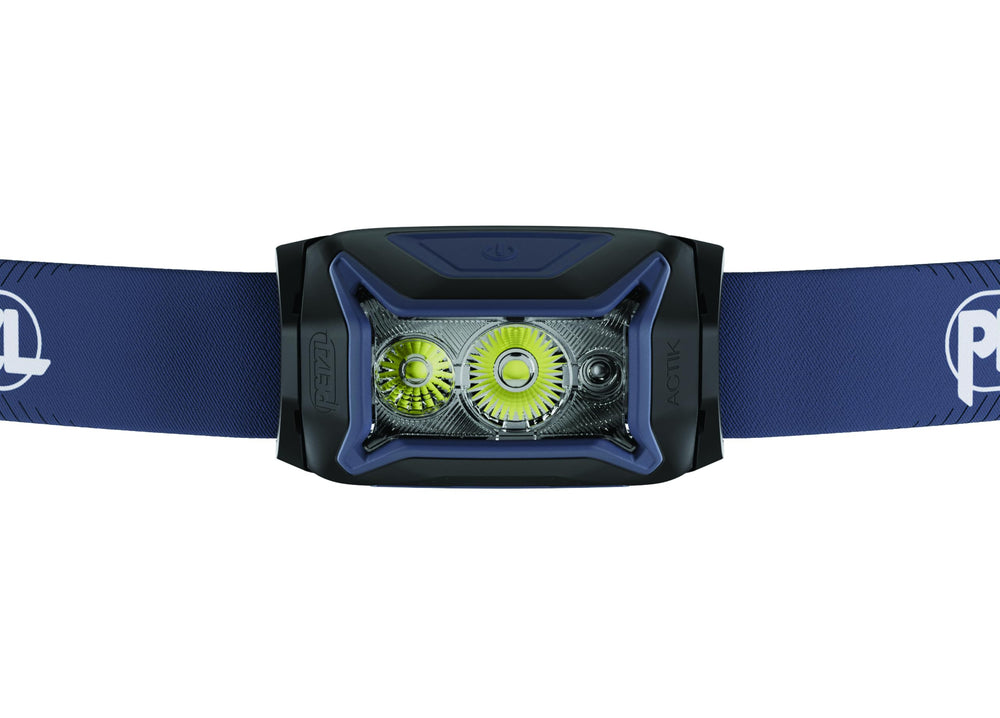 PETZL ACTIK red-light mode preserves night vision for wildlife viewing.