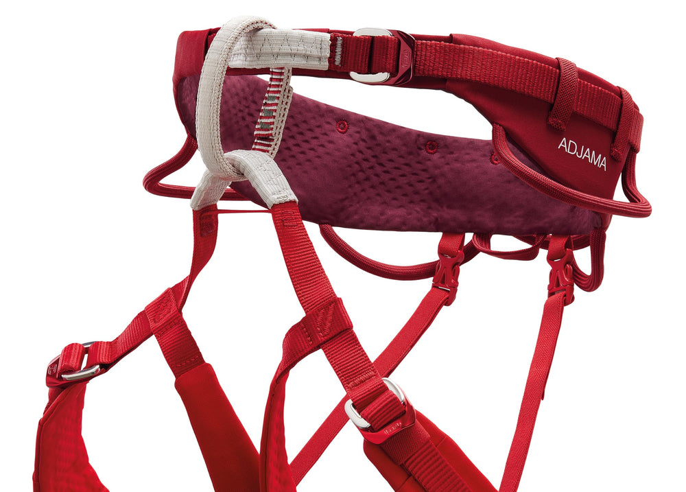 Petzl Adjama chalk bag loop keeps essentials within easy reach.