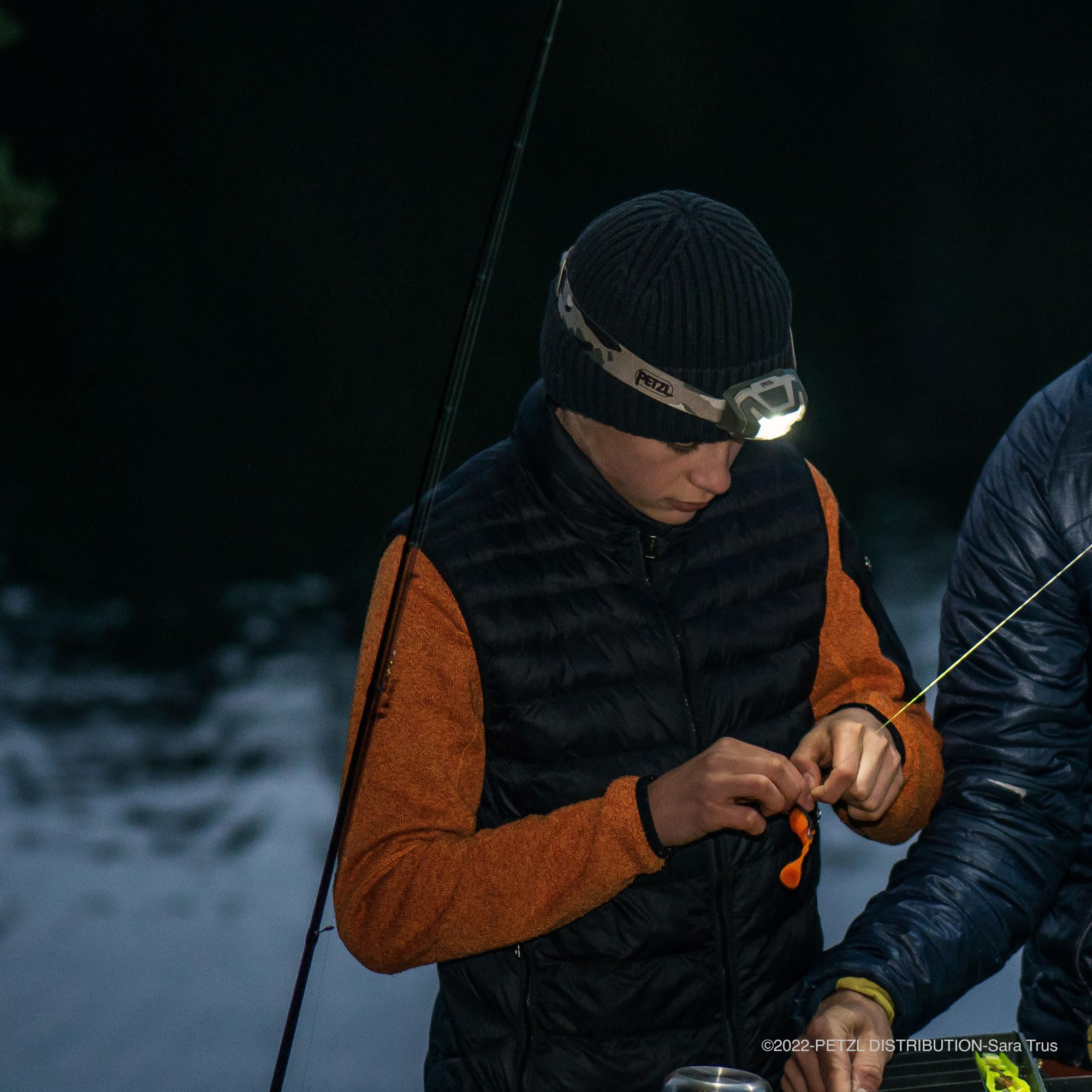 PETZL ARIA 1 RGB IK07 drop resistance up to 2 meters.