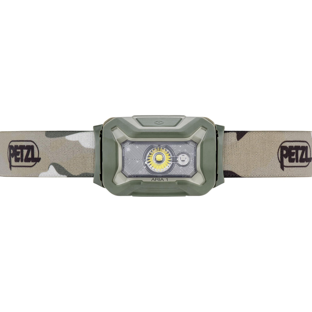 PETZL ARIA 1 RGB headlamp with broad flood beam for close tasks.