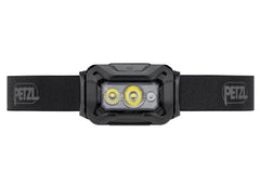 Petzl ARIA 2 RGB headlamp side view shows ergonomic, comfortable wear