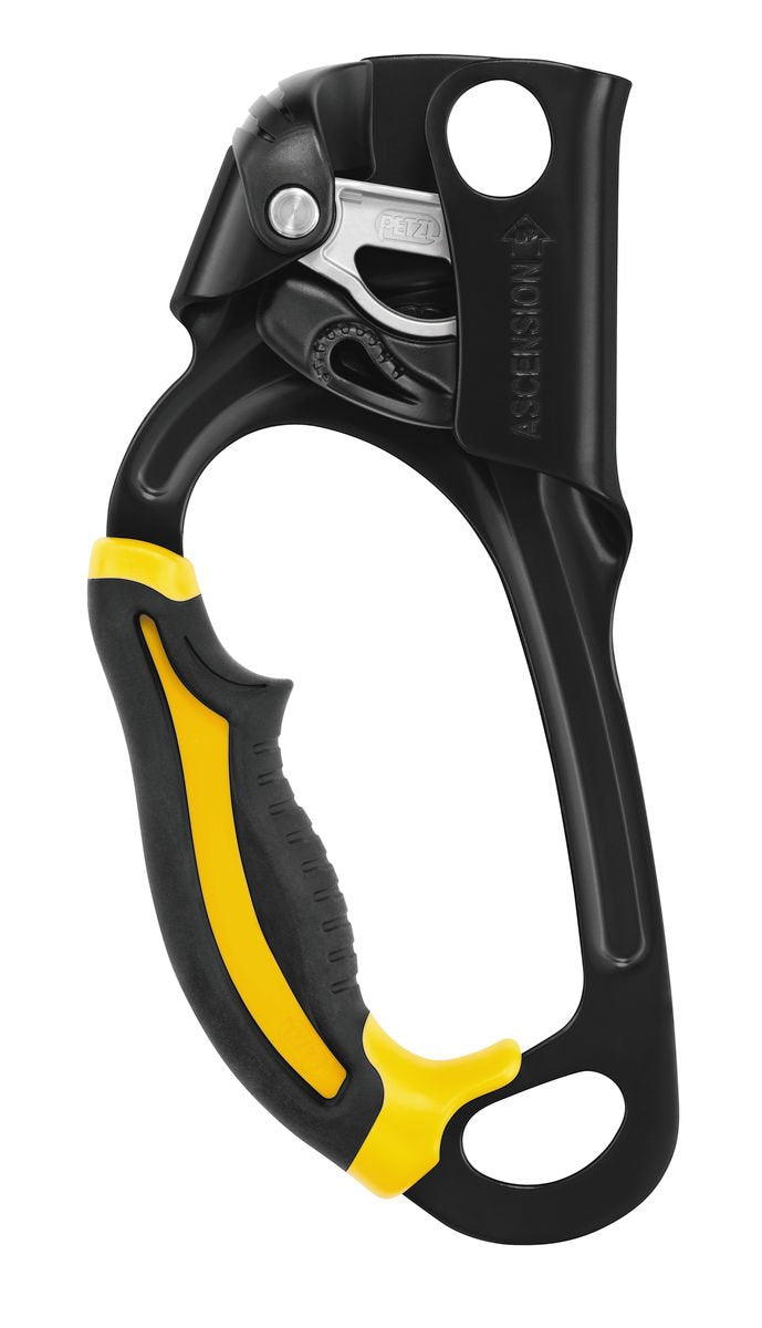 Petzl Ascension left-hand ergonomic handled ascender for smooth rope ascents