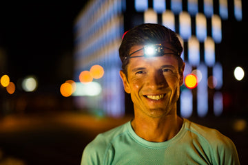 Petzl Bindi headlamp charging port emphasize micro USB recharge and indicator.