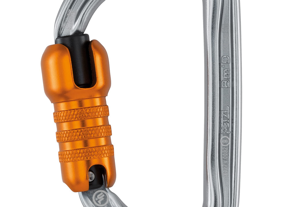 Petzl Bm'D ANSI aluminum body highlighting lightweight strength