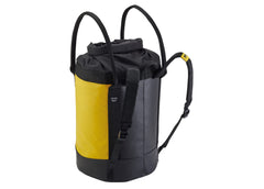 Petzl Bucket Rope Bag with padded straps for comfortable transport.