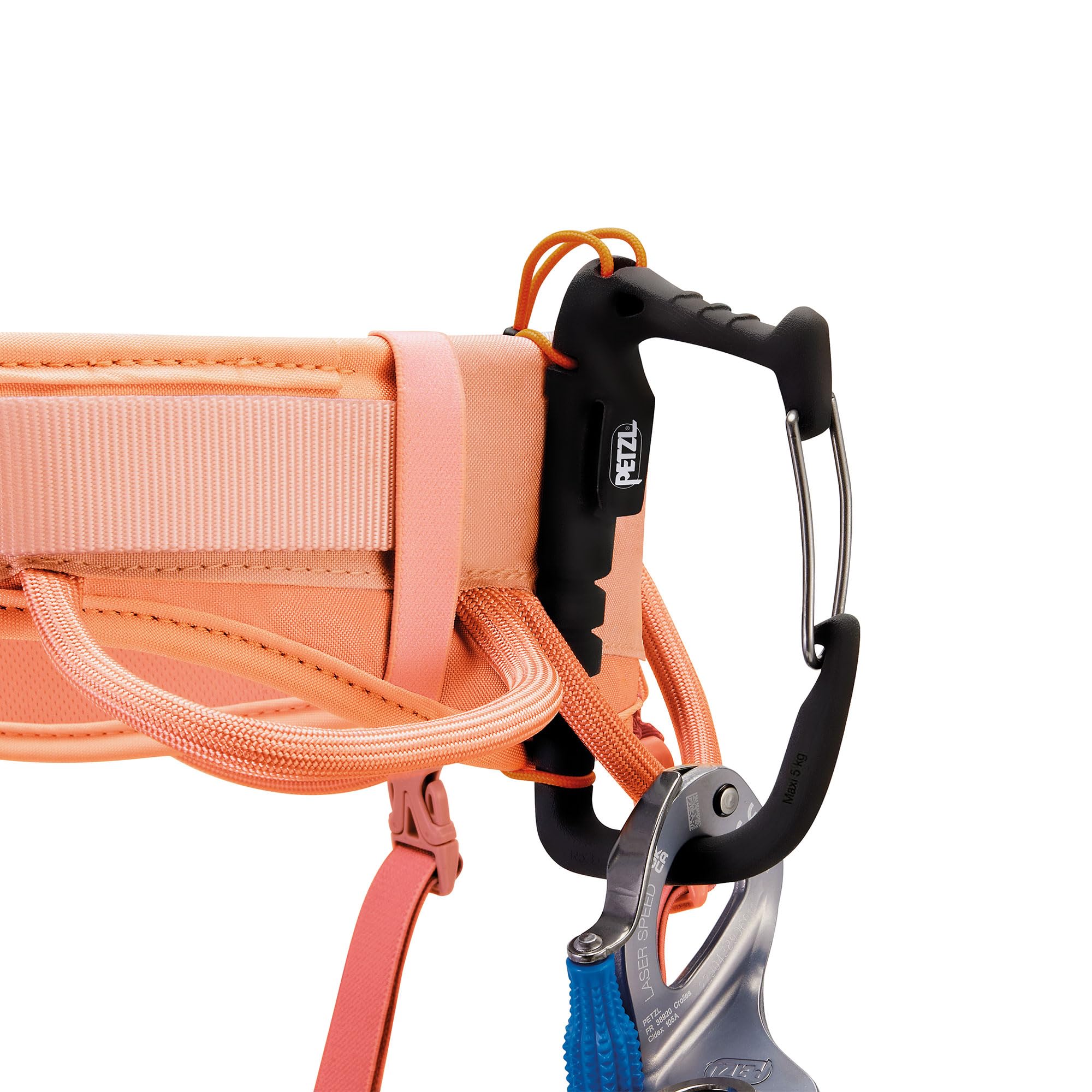 Eco-friendly fabric on the Corax LT waistbelt reduces environmental impact.