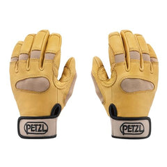 Petzl Cordex Plus gloves provide superior grip and heat protection during rope work.