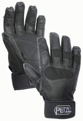 Petzl Cordex Plus reinforced belay gloves, palm area ideal for long rappels and heavy use.