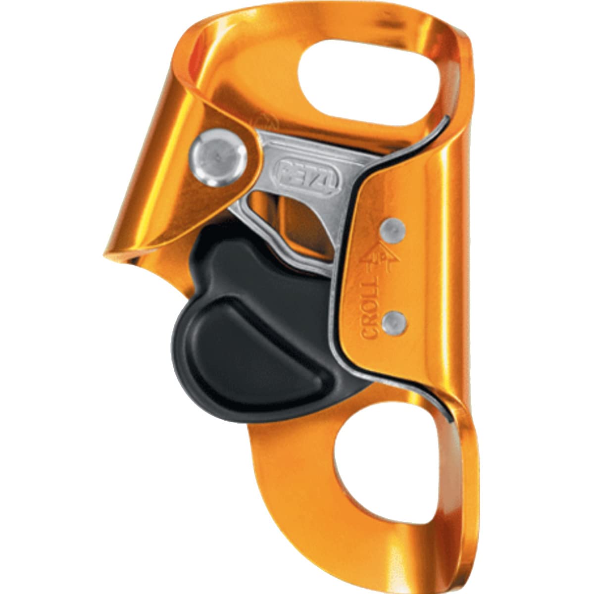 Petzl Croll ventral chest ascender rope clamp for 8-11 mm ropes, enabling smooth ascent