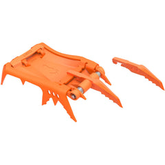 Petzl Dart Front section on a mono crampon enables versatile spike compatibility.