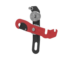 PETZL elongated hole enables FREINO Z to rotate for smooth transfers.