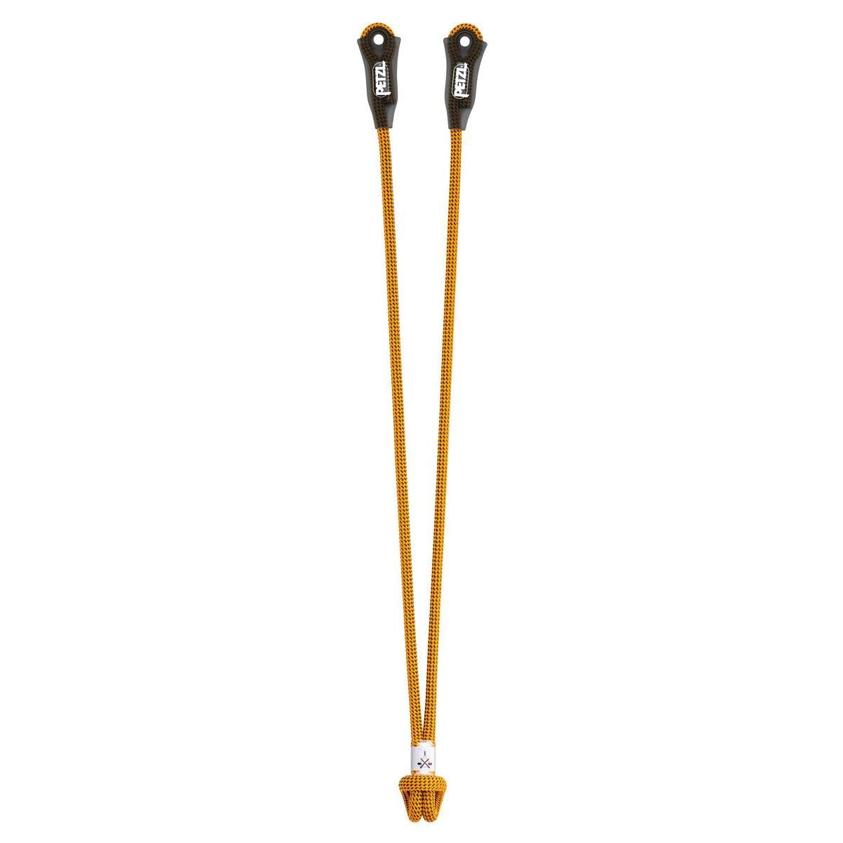 Petzl Dual Canyon Club Lanyard close-up buckle for secure, quick-release canyoning setups.