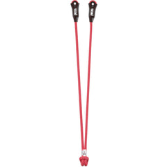 PETZL Dual Canyon Club lanyard shown attached to a harness for secure canyoning progression.