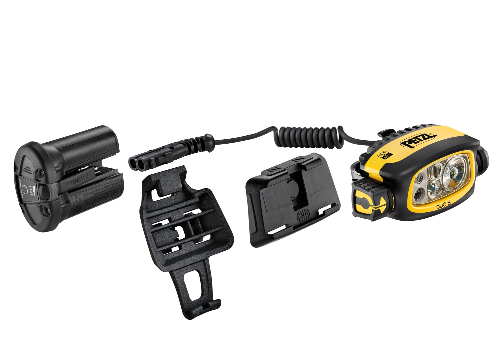 PETZL DUO S five lighting modes adapt to proximity and distant vision tasks.