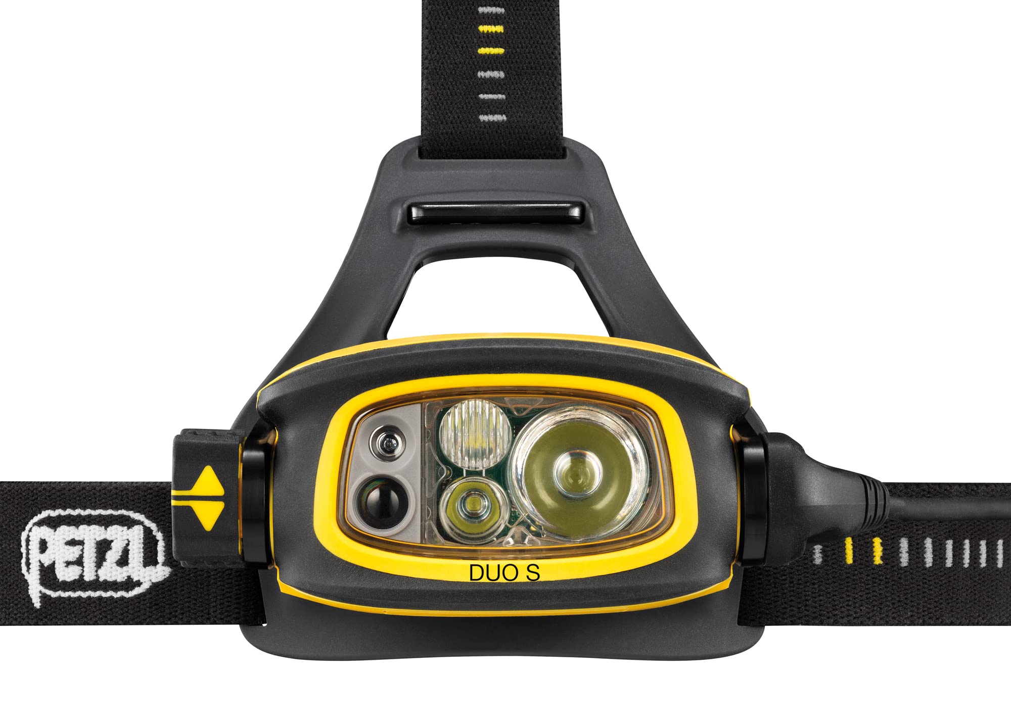 PETZL DUO S rechargeable ACCU 2 battery provides balanced weight and steady power.