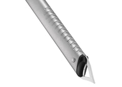 PETZL Glacier Linkin grey shaft with machined grooves for grip