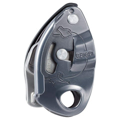 Petzl Grigri 2019 gray belay device; smooth belaying for gym and crag.