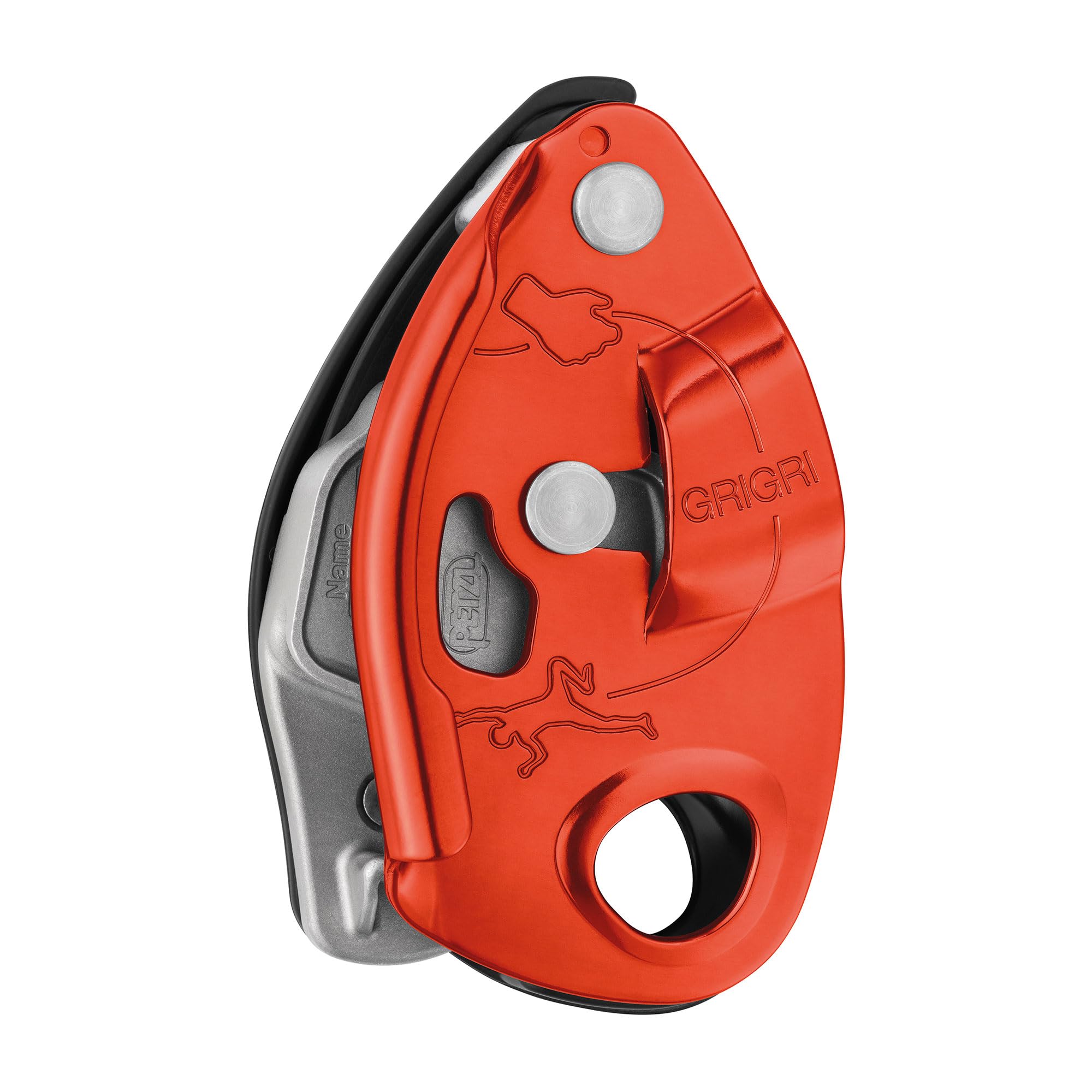 Petzl GRIGRI cam-assisted blocking shown for safer belays.