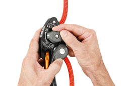 Petzl Grigri Plus top rope belay mode for slack management