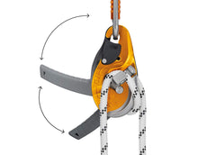 PETZL I’D Evac Descender demonstrates rope compatibility with 10–11.5 mm lines