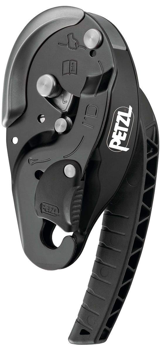 PETZL I'd L descender wear plate durability under heavy loads.