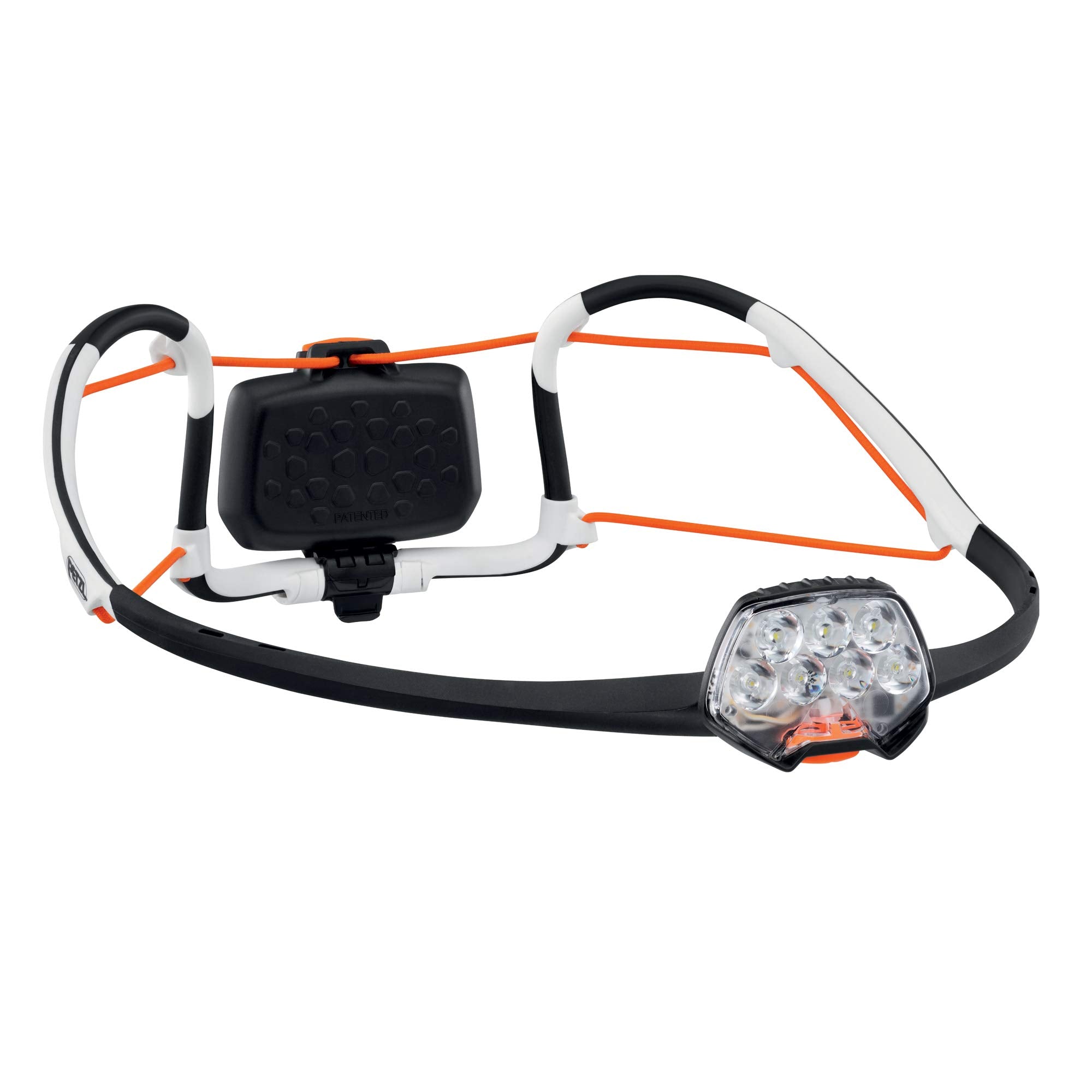 Petzl IKO CORE headlamp worn on head for hands-free night tasks
