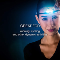 Petzl IKO headlamp worn around the neck for hands-free lighting